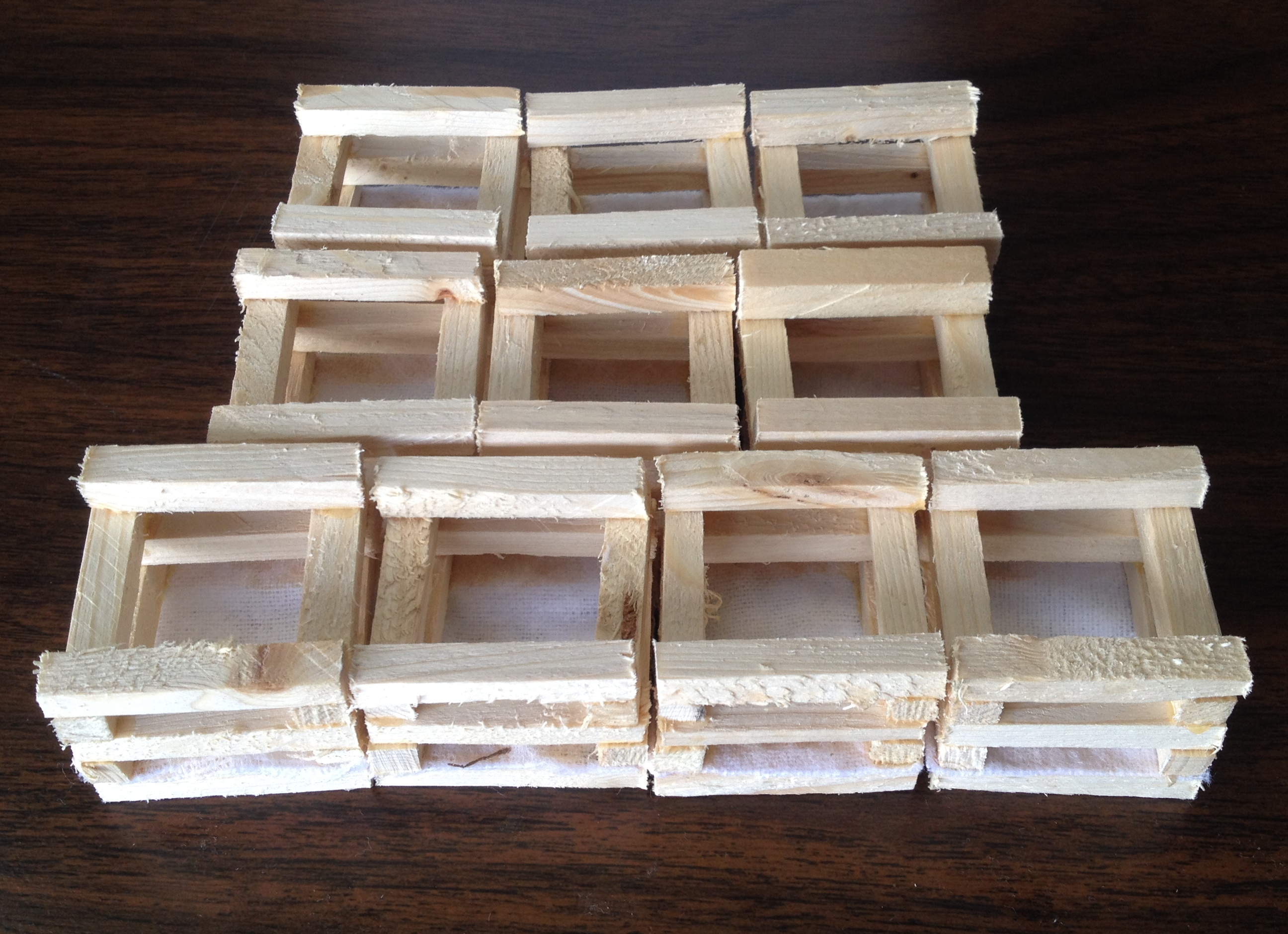 Number 4 Wooden Crib (Pack of 10)